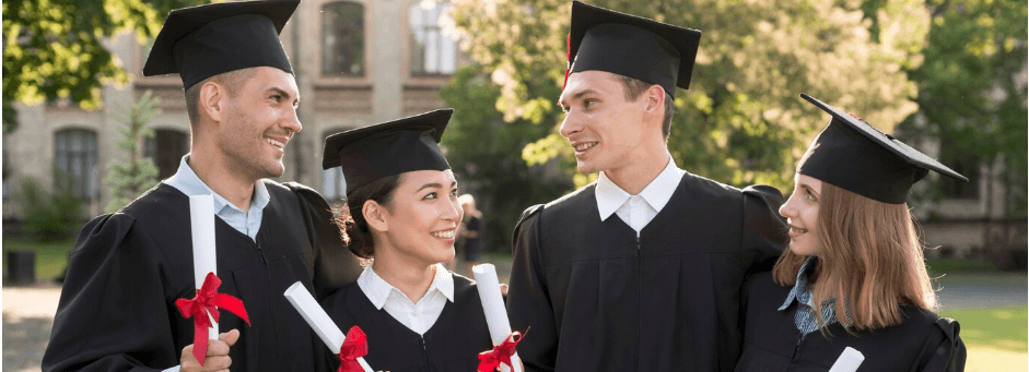 Graduates celebrating